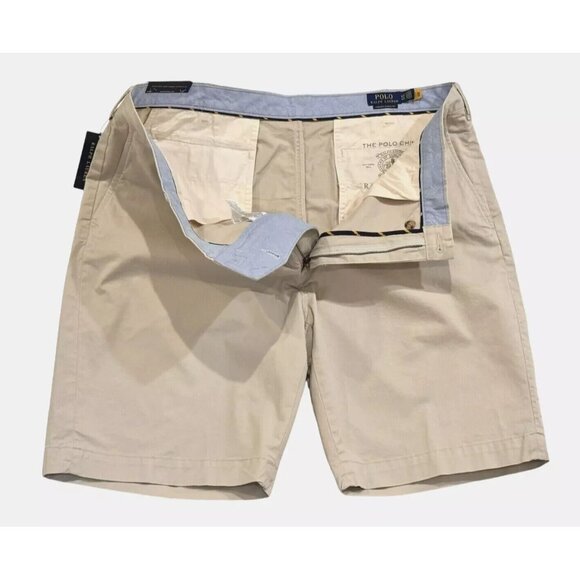 Polo Ralph Lauren Mens Big & Tall 52B Beige Stretch Classic Fit 9" Chino Shorts - Picture 3 of 7